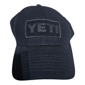 YETI Navy Patch On Trucker Hat‎